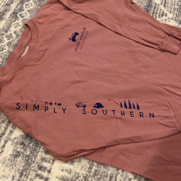 Simply Southern long sleeve tee - youth small - Picture 2 of 6